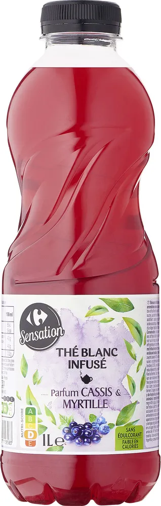 Thé blanc infusé parfum cassis & myrtille
