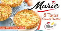 Tartes saumon et poireaux