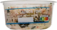 RIZ au Saumon fumé sauce raifort et wasabi