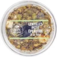 MINI BOWL LENTILLES Petit épeautre, feta AOP