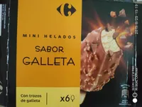 Mini helados sabor galleta