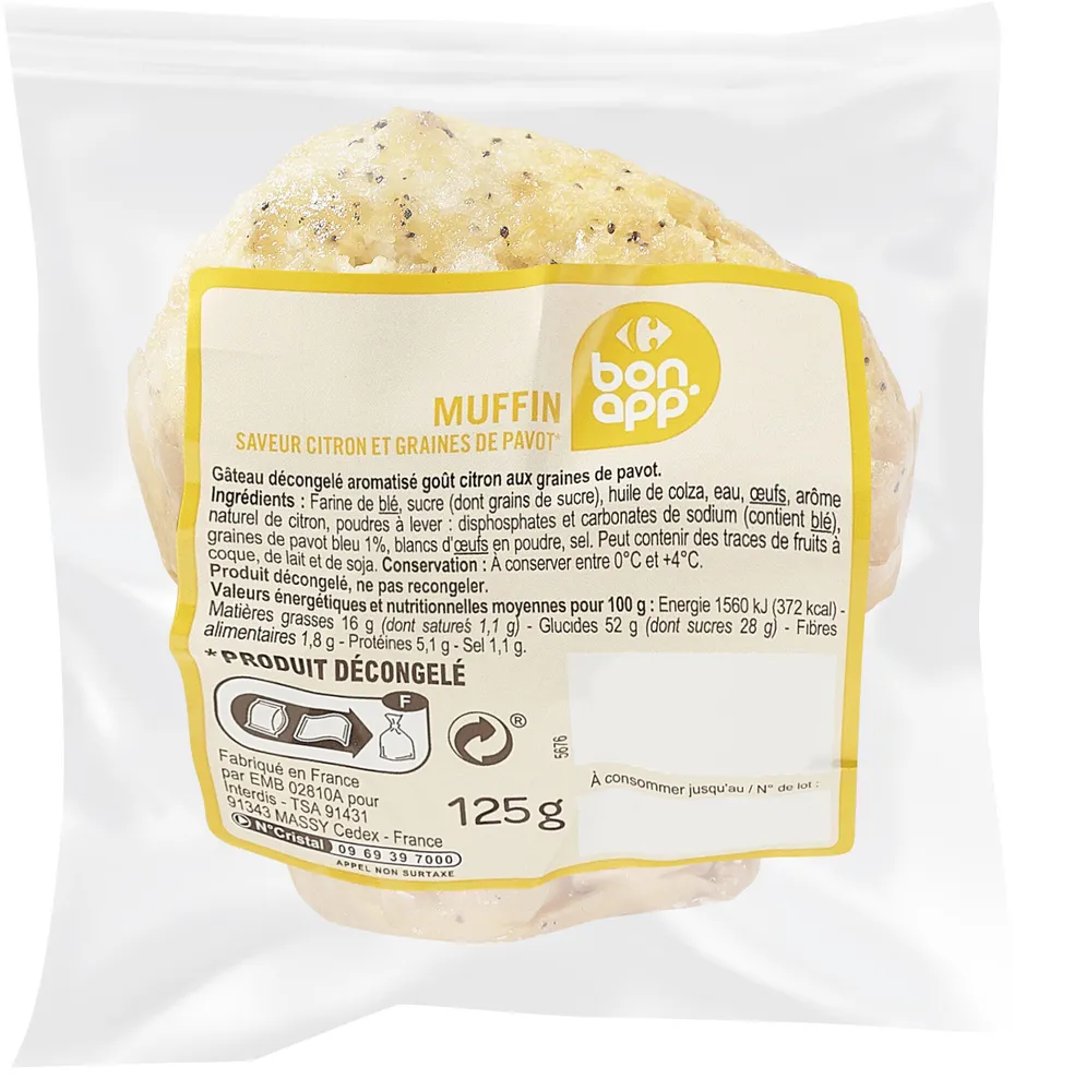 Muffin citron