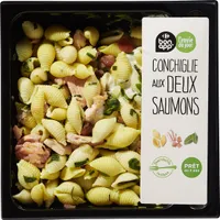 Conchiglie aux deux saumons