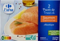 2 pavés de Saumon Atlantique