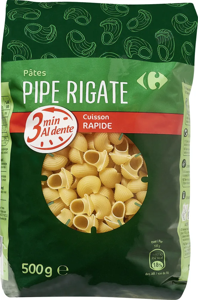 3 min PIPE RIGATE