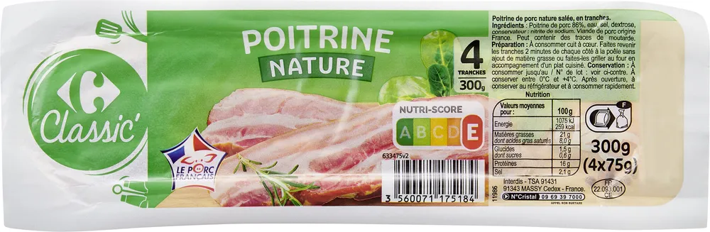 Poitrine Nature