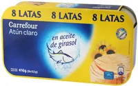 Atun claro en aceite de girasol