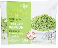 Précuits vapeur Petits pois