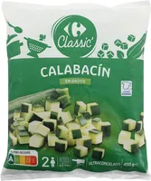 Calabacín en dados