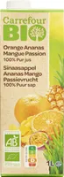 Jus Orange Ananas Mangue Passion