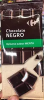 Chocolate negro relleno sabor menta