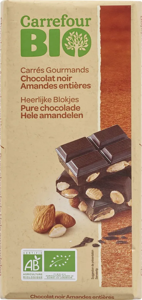 CARRES GOURMANDS Chocolat noir