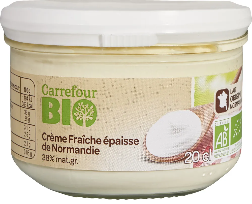 Crème fraiche épaisse de Normandie