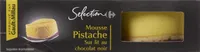 MOUSSE PISTACHE sur lit de chocolat noir