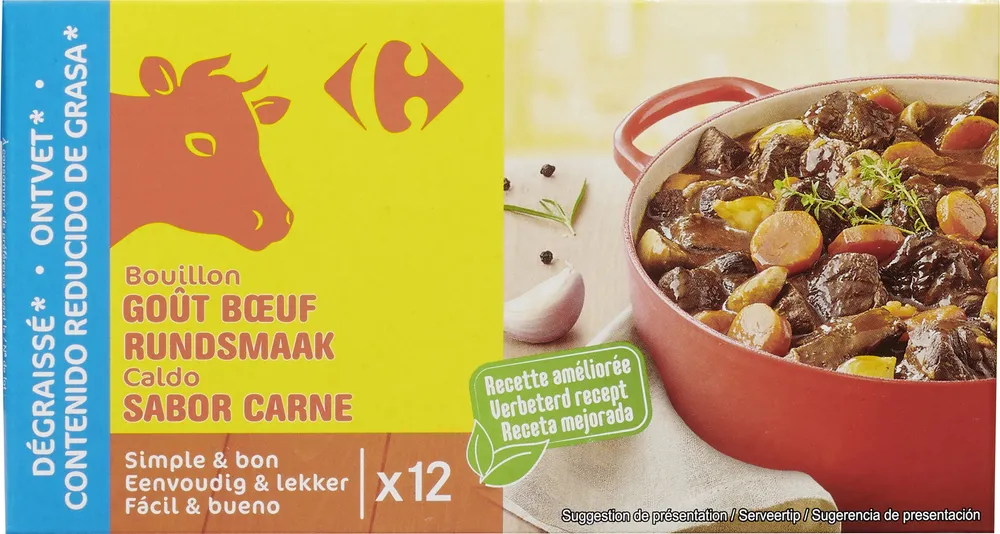 BOUILLON GOÛT Boeuf DEGRAISSE*