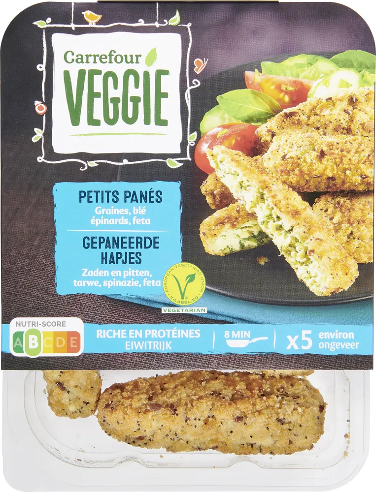 VEGEtal Fingers Blé, Épinard, Feta