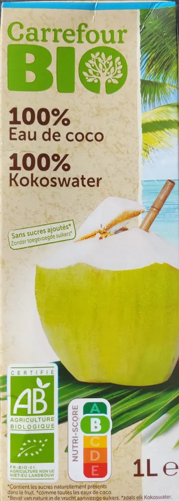 100 % Pure Eau de Coco Bio