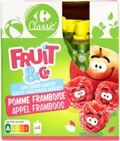 FRUIT &Cie POMME FRAMBOISE