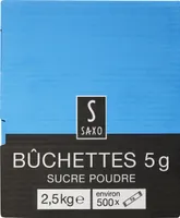 Buchettes 5g Sucre Poudre