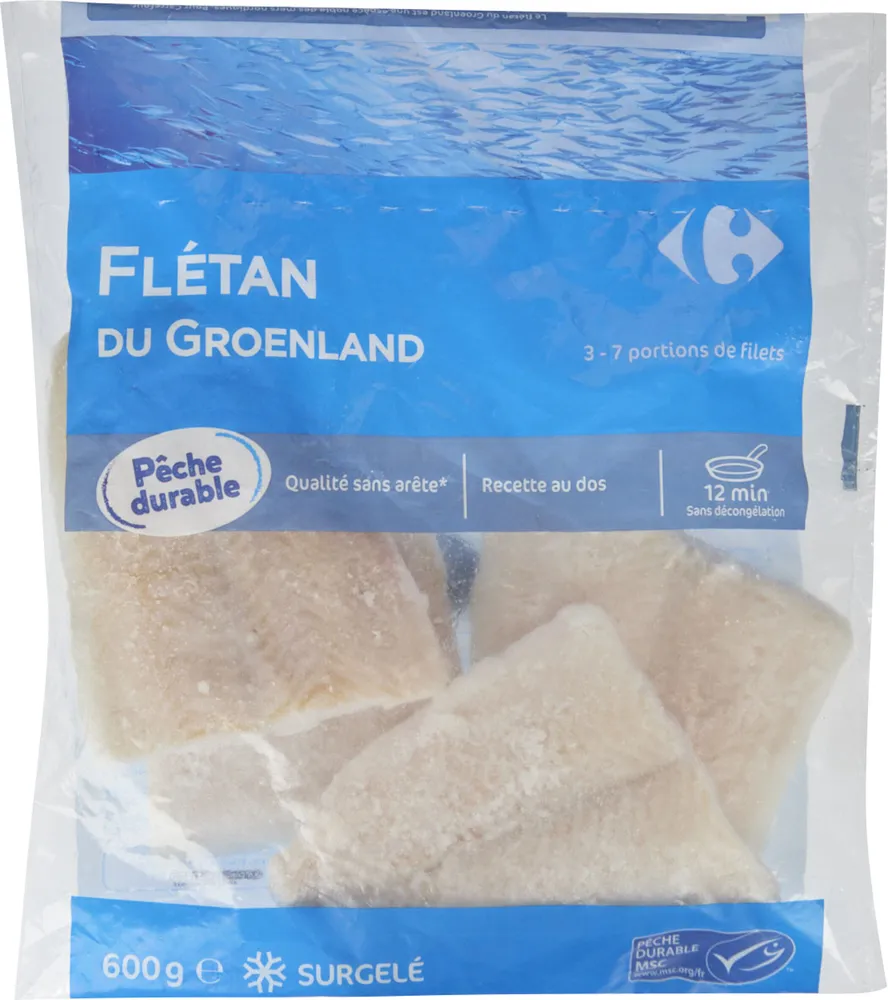 Filets Flétan du Groenland