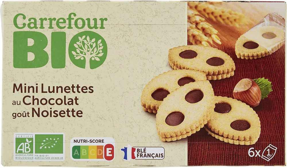 Mini Lunettes Au Chocolat goût Noisette