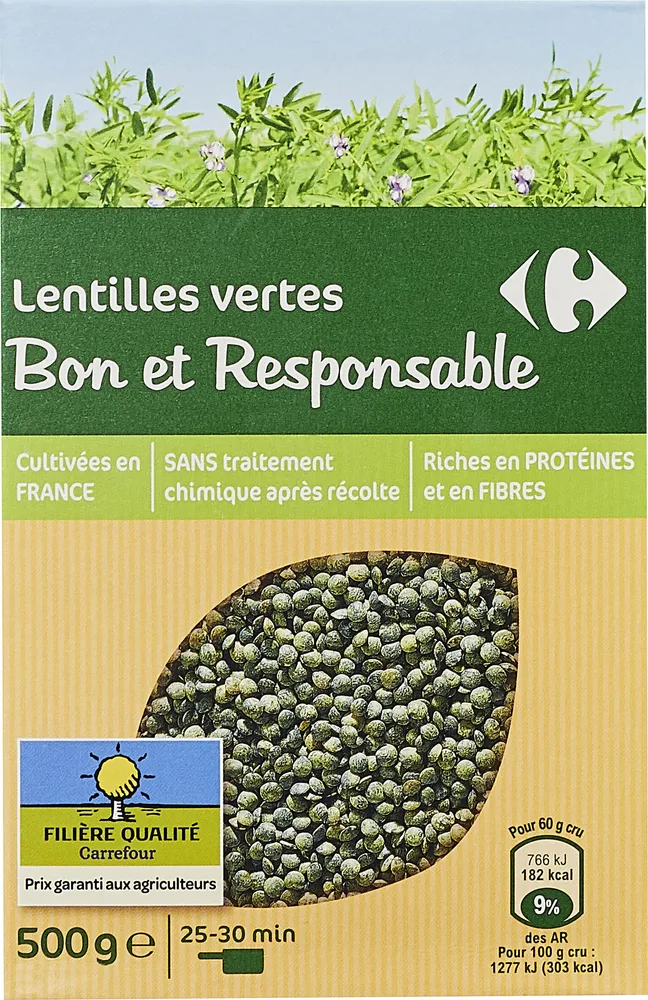 Lentilles vertes