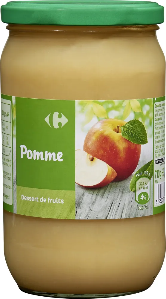 Dessert de fruit de pomme