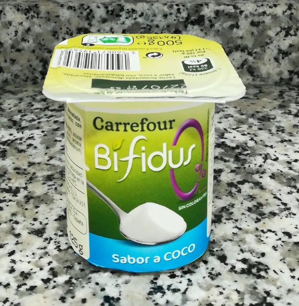 Bifidus 0% sabor a coco