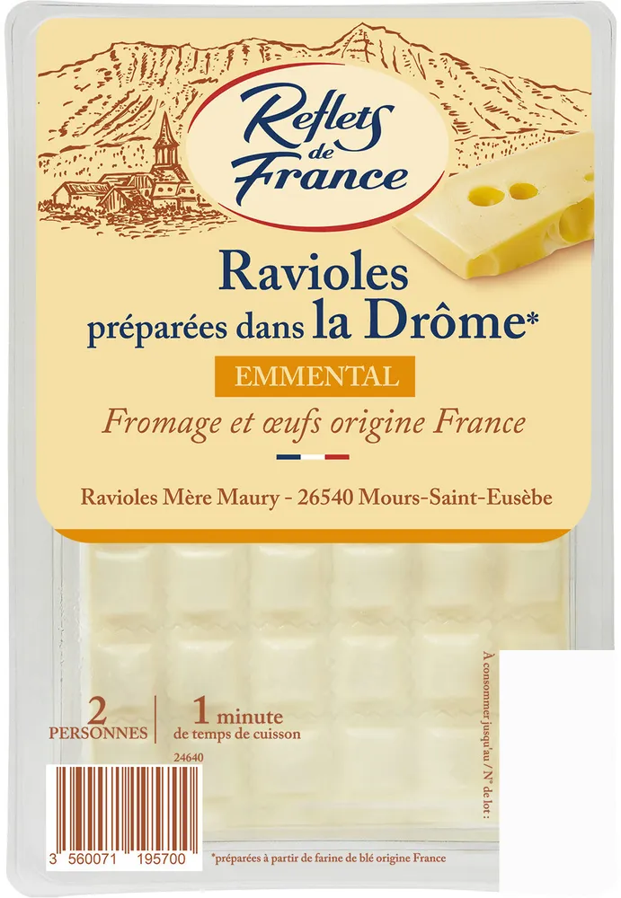 Ravioles préparées dans la Drôme*