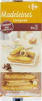 Madeleines longues Cœur saveur chocolat