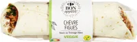 WRAP CHEVRE Figue SAUCE AU FROMAGE BLANC