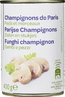 Champignons de Paris pieds et morceaux