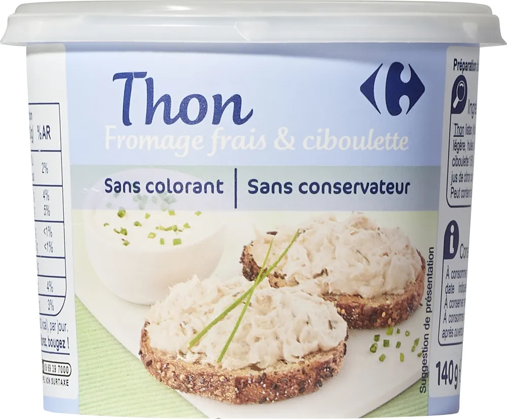 THON Fromage frais & ciboulette