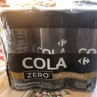 COLA ZERO* SANS CAFEINE *Sans sucres.