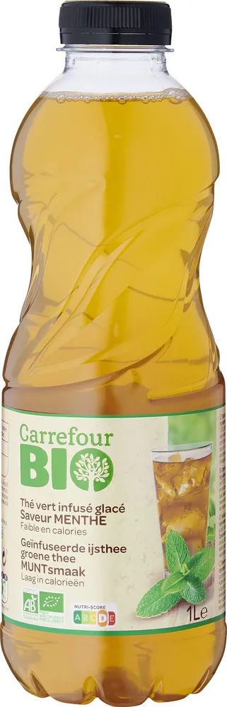 Thé vert infusé - Menthe