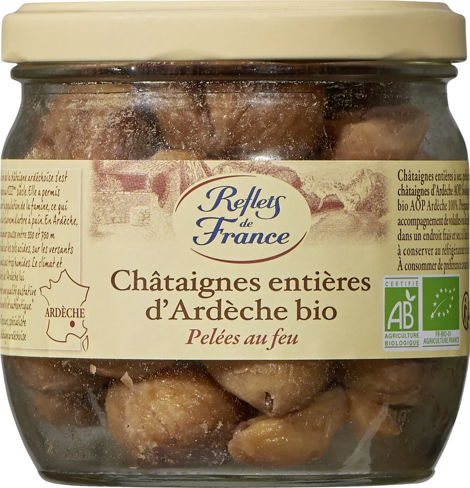 Châtaignes entières d'Ardèche bio