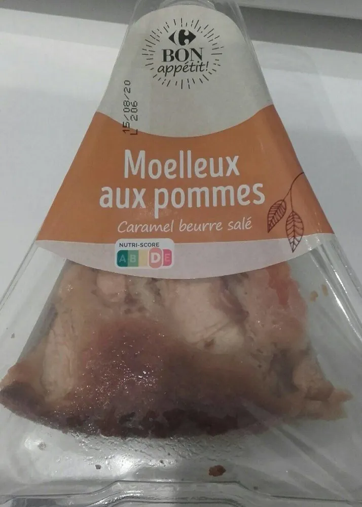 DESSERT Moelleux aux pommes Caramel beurre salé