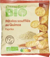 Pétales soufflés au Quinoa Paprika