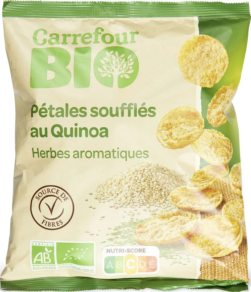 Pétales soufflés au Quinoa