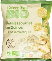 Pétales soufflés au Quinoa