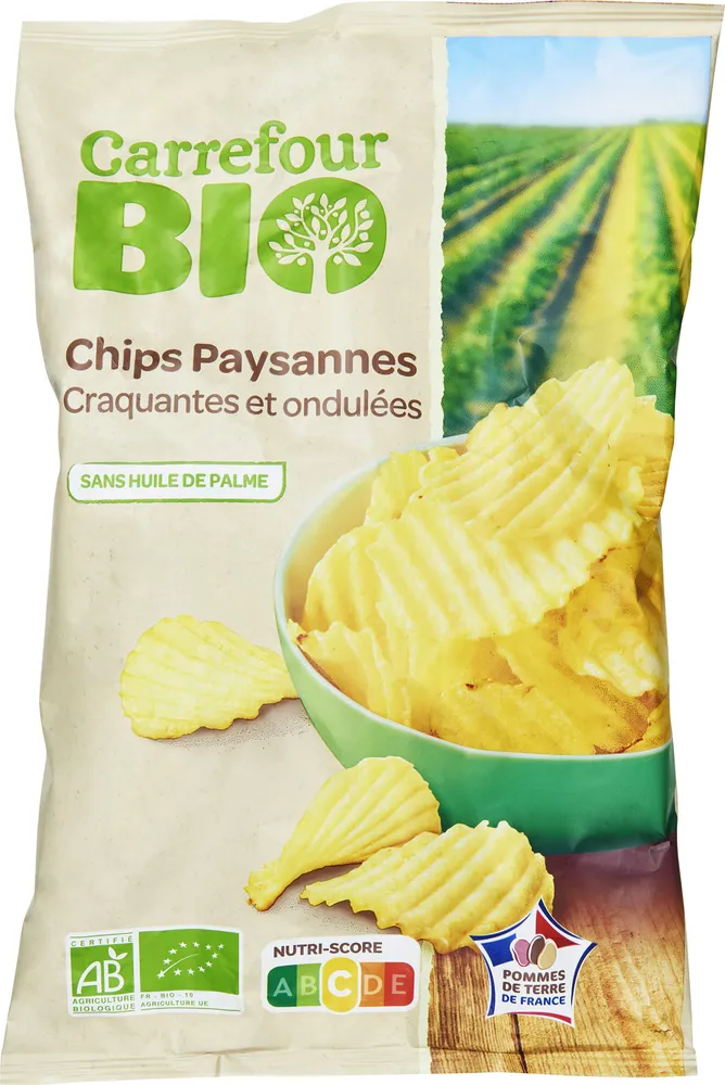 Chips paysannes Craquantes et ondulées