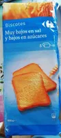 Biscotes Muy bajos en sal y azucares