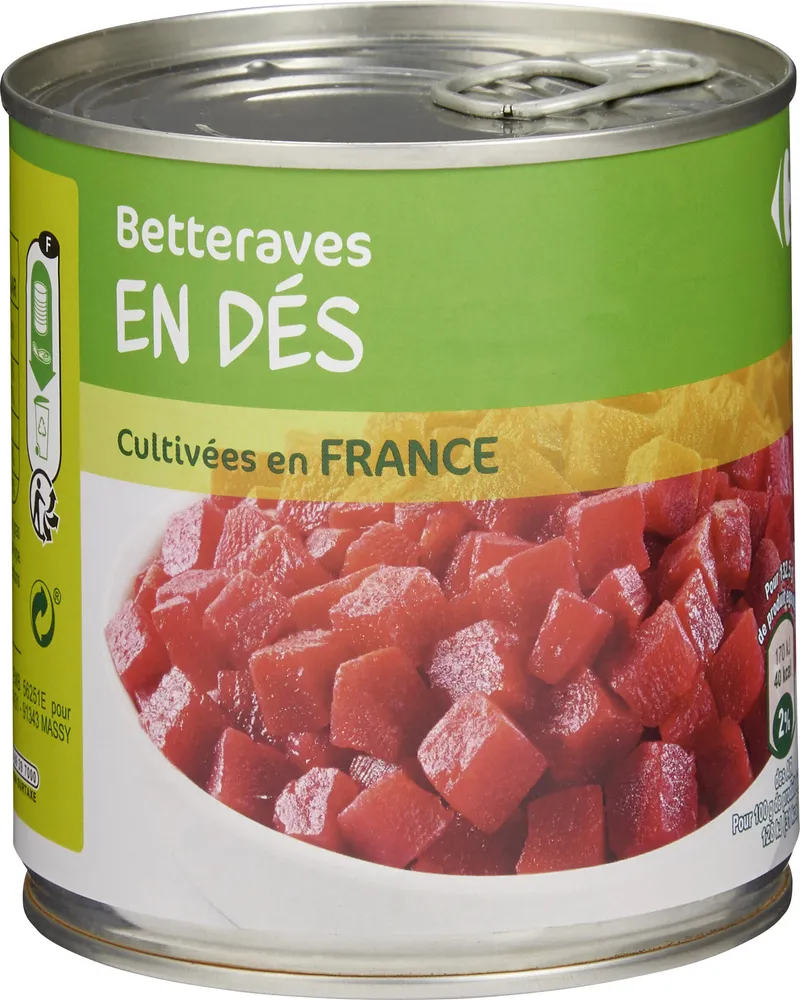 Betteraves en dés