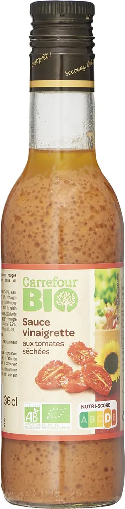 Sauce vinaigrette aux tomates séchées