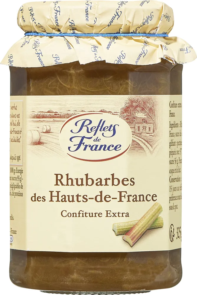 Confiture rhubarbe des Hauts-de-France