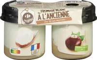 Fromage Blanc à l'ancienne sur lit aux marrons