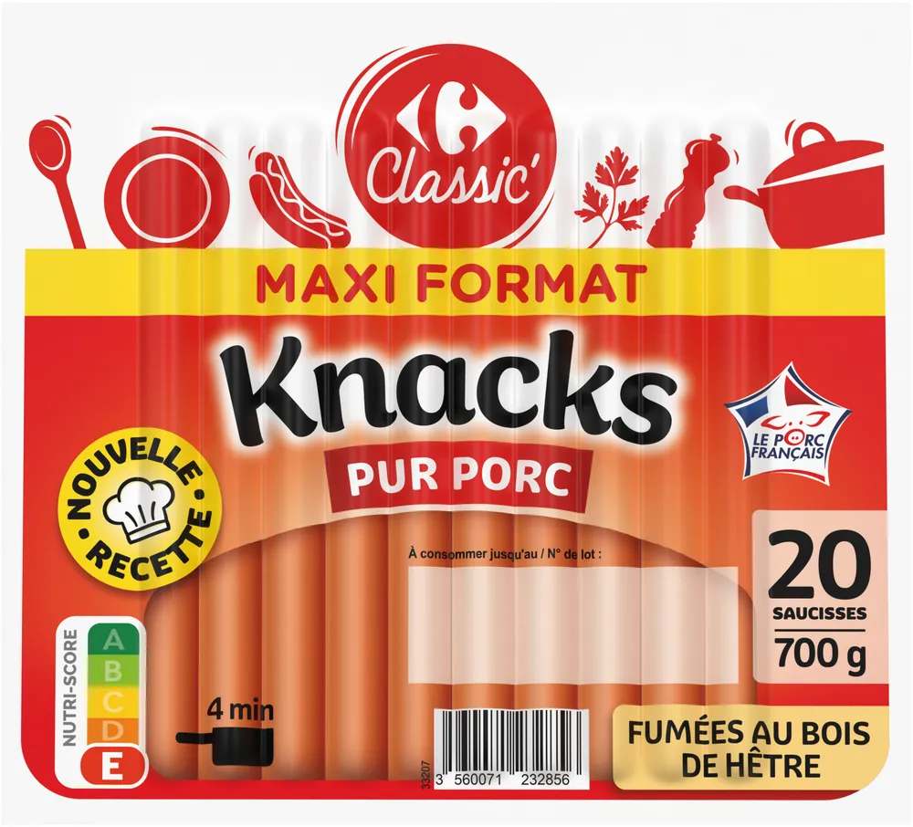 Knacks pur porc