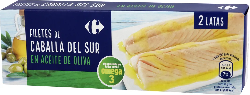 Filete Caballa Sur Oliva Alto Cont Omega