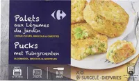 Palets aux Légumes Choux-fleurs, brocolis & carottes
