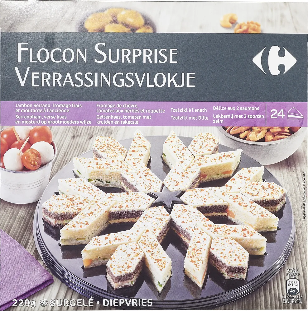 Flocon surprise surgelé